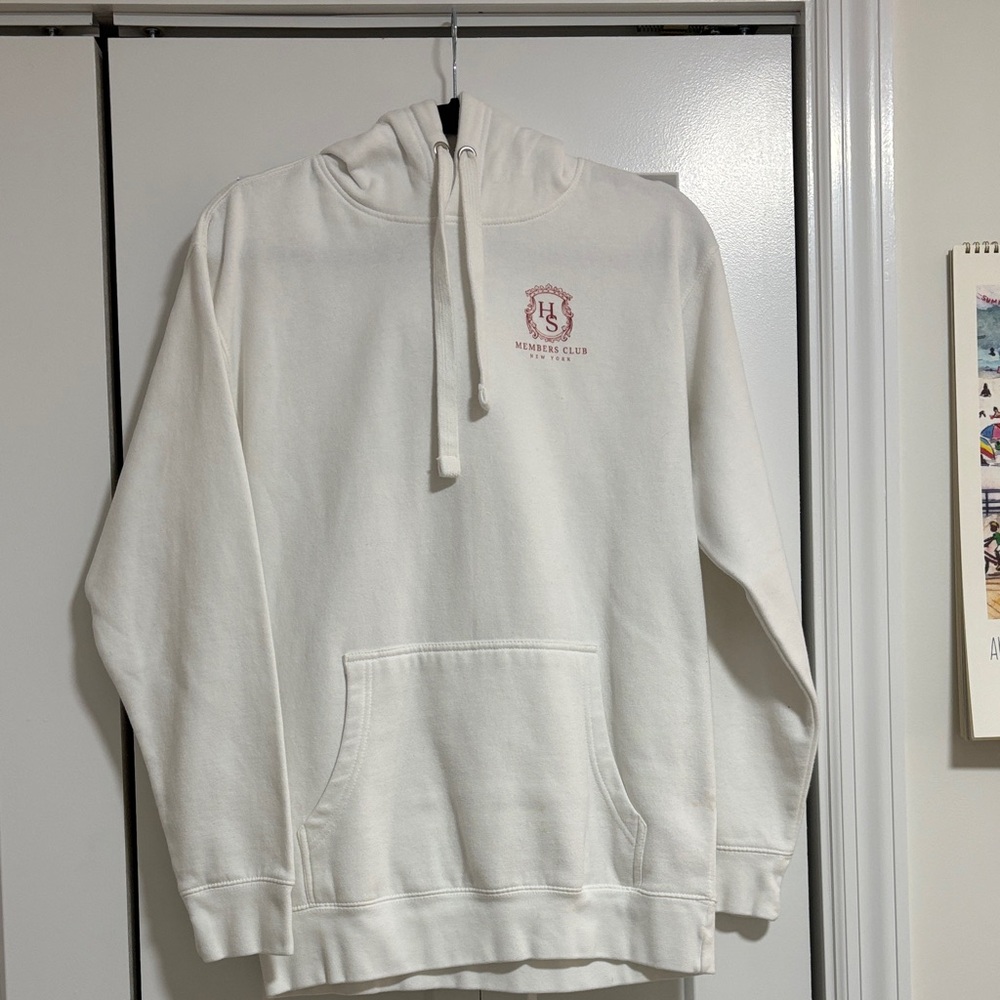 Hot and Social New York White Hoodie